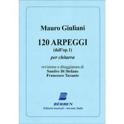 120 arpeggi dall'op.1 di Mauro Giuliani
