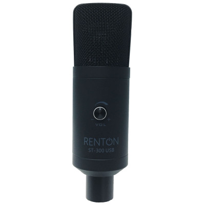 Renton ST300 USB Podcaster  Microfono Condensatore da studio
