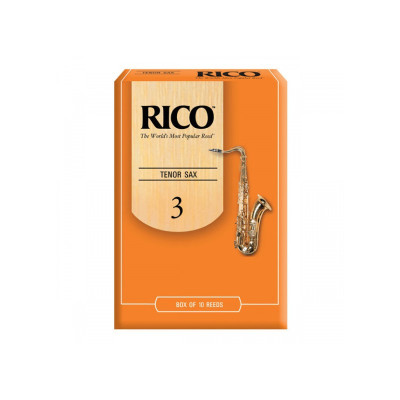 RICO Ance per Sax Tenore - Spessore 3 - Confezione da 10