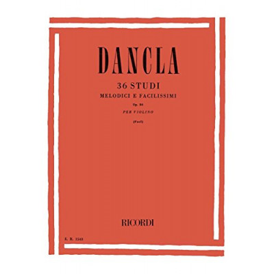 Dancla 36 Studi melodici e facilissimi Op. 84 - Violino