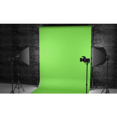 Atomic Pro Fondale fotografico Green Screen 3 x 4 m 