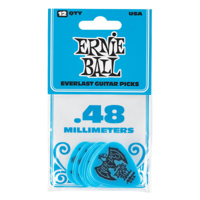 Ernie Ball Plettri Everlast Blue 0,48mm | 12pc