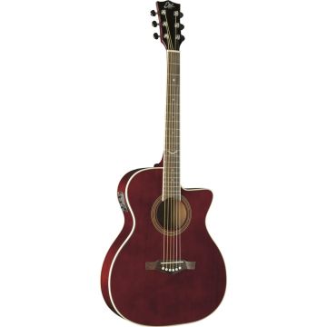 Chitarra acustica Eko Next 018 Eq Cw Spalla mancante Wine Red