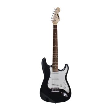 Bryce Bullet Chitarra Elettrica 4/4 Nera e tastiera palissandro