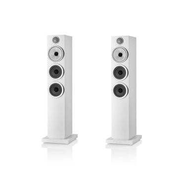 B&W 704 S3 coppia diffusori HiFi da pavimento | White