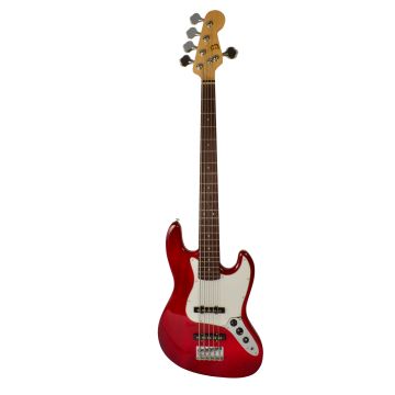 Bryce BBG011 Basso Elettrico 5 Corde colore Rosso