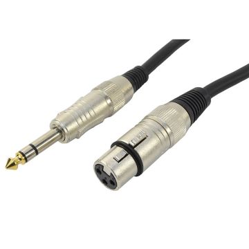 Cavo adattatore XLR maschio/Jack 6.3mm stereo 0,9 metri