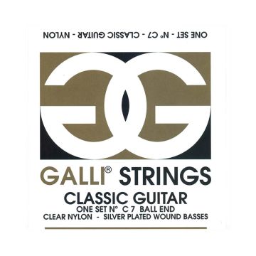 Corde Chitarra Classica GALLI C7 Tensione Normale BALL END