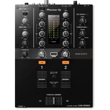 Pioneer Djm 250 MK2 Mixer Dj Nero