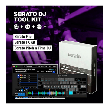 Serato Tool Kit Expansion Pack per Serato DJ Pro con Flip, Pitch ‘n Time DJ e FX - Codice