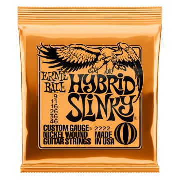 Corde Chitarra Elettrica Ernie Ball Hybrid Slinky 9-46