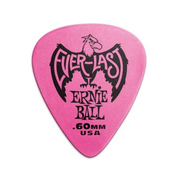 Ernie Ball plettri Everlast Pink 0,60mm | 12pc