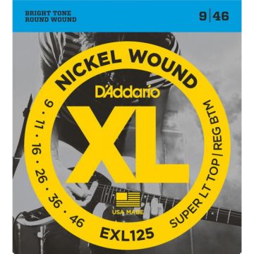 Corde Elettrica D'addario EXL125 Top/Reg.Bot.  009-046