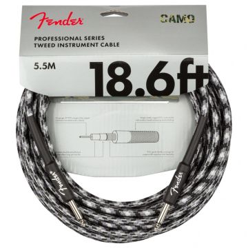 Cavo Jack Fender Serie Professional Winter Camo 5,5 Metri