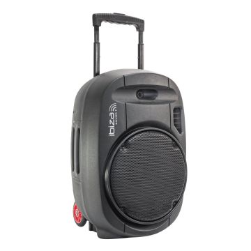 Ibiza PORT15UHF-MKII sistema portatile con speaker e 2 radiomicrofoni