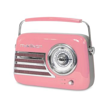 Madison FREESOUND-VR40P speaker Bluetooth con radio e USB | Pink