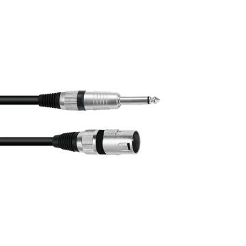  OMNITRONIC Adaptercable XLR(M)/Jack mono 2m bk