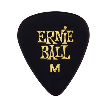 Ernie Ball plettro in acetato nero Medium 0.72mm