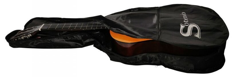 Yamaha C40 - Kit con chitarra classica, custodia e poggia piede